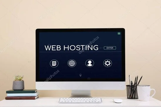 Bildschirm mit Symbolen für Barrierefreiheit und Webdesign